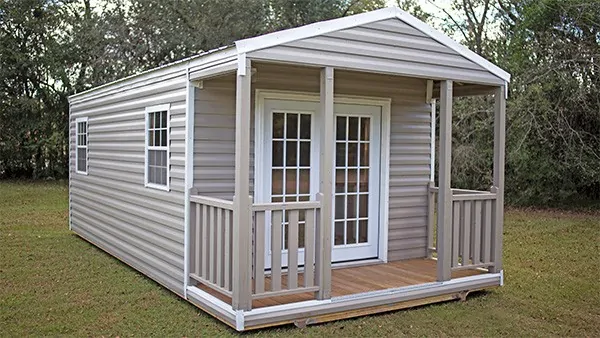 Americana Porch Shed